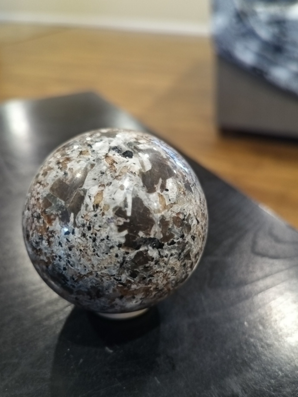Polished Decorative Stone Sphere - Yooperlite Crystal